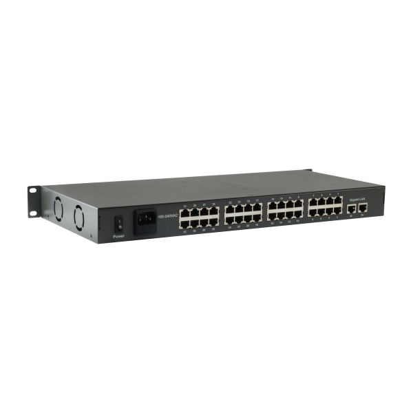 LevelOne FGP-3400W630 netwerk-switch Unmanaged Fast Ethernet (10/100) Power over Ethernet (PoE) Zwart (FGP-3400W630)