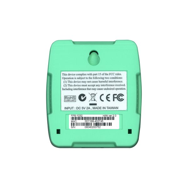 LevelOne FPS-1032 print server Ethernet LAN Zwart, Groen (FPS-1032)