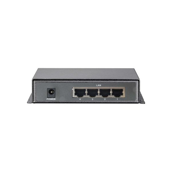 LevelOne FSW-0513 netwerk-switch Fast Ethernet (10/100) Power over Ethernet (PoE) Zwart, Grijs (FSW-0513)
