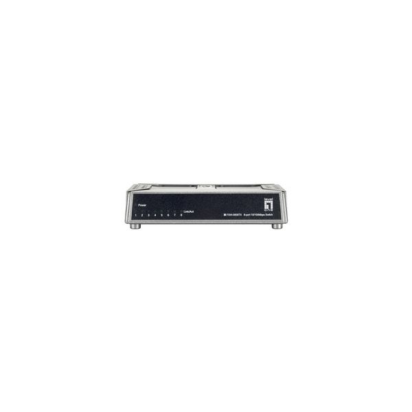 LevelOne FSW-0808TX netwerk-switch Unmanaged Fast Ethernet (10/100) Grijs (FSW-0808TX)