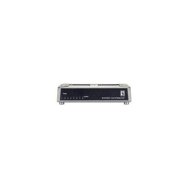 LevelOne FSW-0808TX netwerk-switch Unmanaged Fast Ethernet (10/100) Grijs (FSW-0808TX)