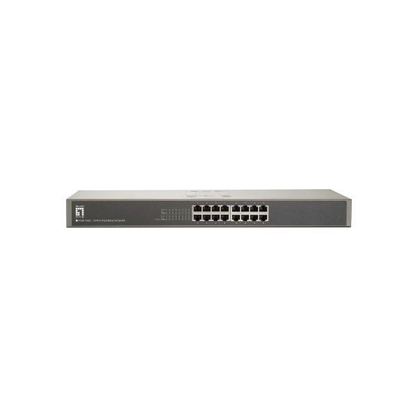 LevelOne FSW-1650 netwerk-switch Unmanaged Fast Ethernet (10/100) Grijs (FSW-1650)