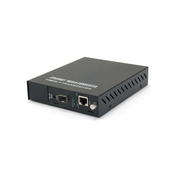 LevelOne FVM-1000 netwerk media converter 100 Mbit/s Zwart (FVM-1000)
