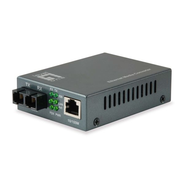 LevelOne FVT-1105 netwerk media converter Intern 100 Mbit/s 1550 nm Single-mode Zwart (FVT-1105)