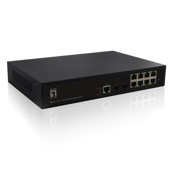 LevelOne GEL-1061 netwerk-switch Managed L2 Gigabit Ethernet (10/100/1000) Zwart (GEL-1061)