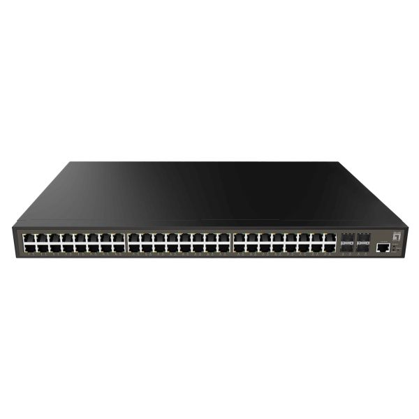 LevelOne GEL-5271 netwerk-switch Managed L2+ Gigabit Ethernet (10/100/1000) 1U Zwart (GEL-5271)