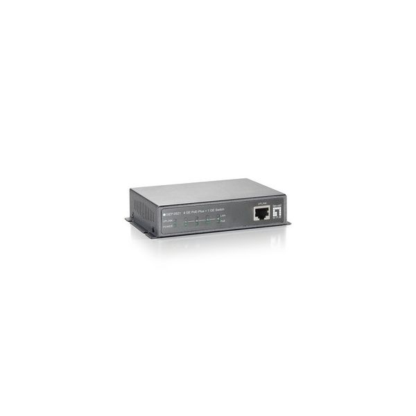 LevelOne GEP-0521 netwerk-switch Unmanaged Gigabit Ethernet (10/100/1000) Power over Ethernet (PoE) Grijs (GEP-0521)