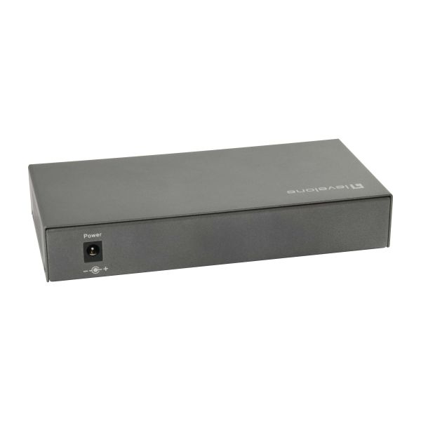 LevelOne GEP-0823 netwerk-switch Gigabit Ethernet (10/100/1000) Power over Ethernet (PoE) Zwart (GEP-0823)