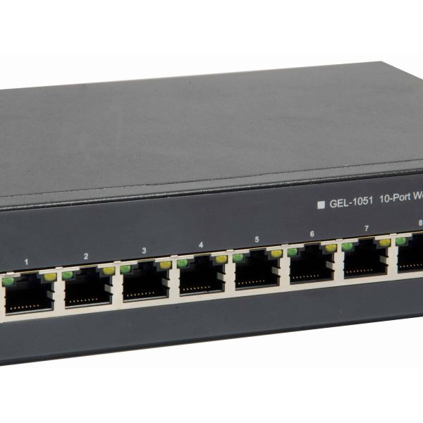 LevelOne GEP-1051 Managed L2/L3/L4 Gigabit Ethernet (10/100/1000) Power over Ethernet (PoE) Zwart (GEP-1051)