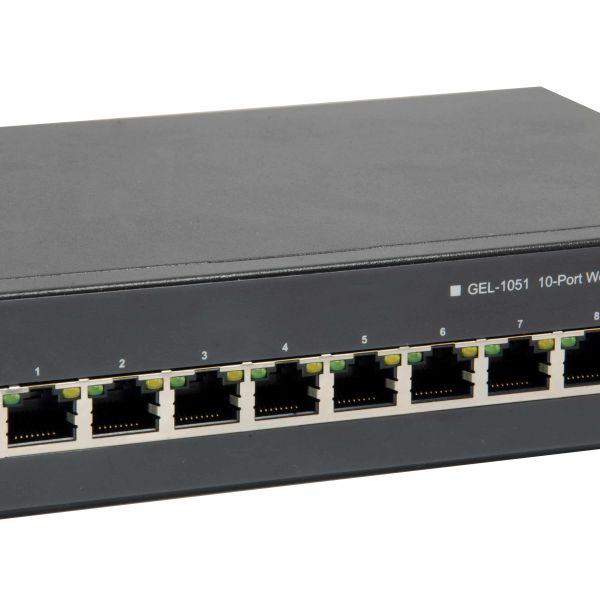 LevelOne GEP-1051 Managed L2/L3/L4 Gigabit Ethernet (10/100/1000) Power over Ethernet (PoE) Zwart (GEP-1051)
