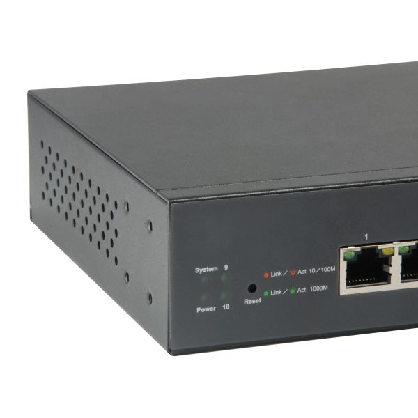 LevelOne GEP-1051 Managed L2/L3/L4 Gigabit Ethernet (10/100/1000) Power over Ethernet (PoE) Zwart (GEP-1051)