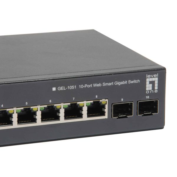 LevelOne GEP-1051 netwerk-switch Managed L2/L3/L4 Gigabit Ethernet (10/100/1000) Power over Ethernet (PoE) Zwart (GEP-1051)