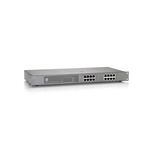 LevelOne GEP-1621 netwerk-switch Unmanaged Gigabit Ethernet (10/100/1000) Power over Ethernet (PoE) Grijs (GEP-1621) LevelOne GEP-1621 netwerk-switch Unmanaged Gigabit Ethernet (10/100/1000) Power over Ethernet (PoE) Grijs (GEP-1621)