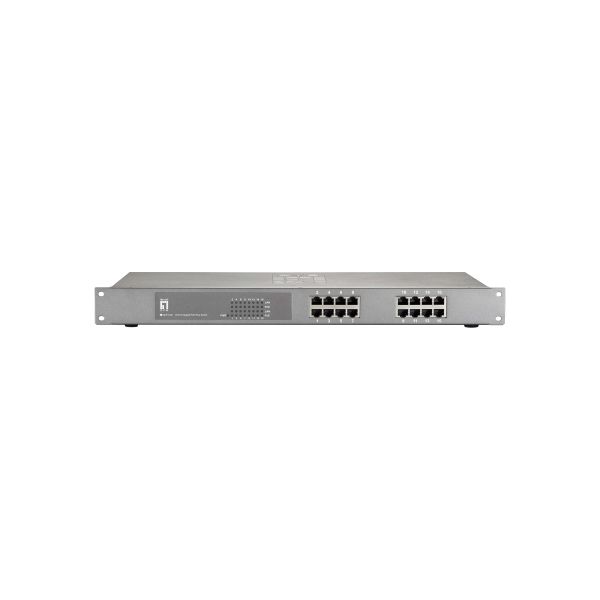 LevelOne GEP-1621 netwerk-switch Unmanaged Gigabit Ethernet (10/100/1000) Power over Ethernet (PoE) Grijs (GEP-1621)