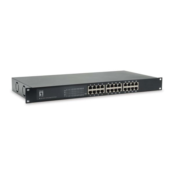 LevelOne GEP-2421W630 netwerk-switch Unmanaged Gigabit Ethernet (10/100/1000) Power over Ethernet (PoE) Zwart (GEP-2421W630) LevelOne GEP-2421W630 netwerk-switch Unmanaged Gigabit Ethernet (10/100/1000) Power over Ethernet (PoE) Zwart (GEP-2421W630)
