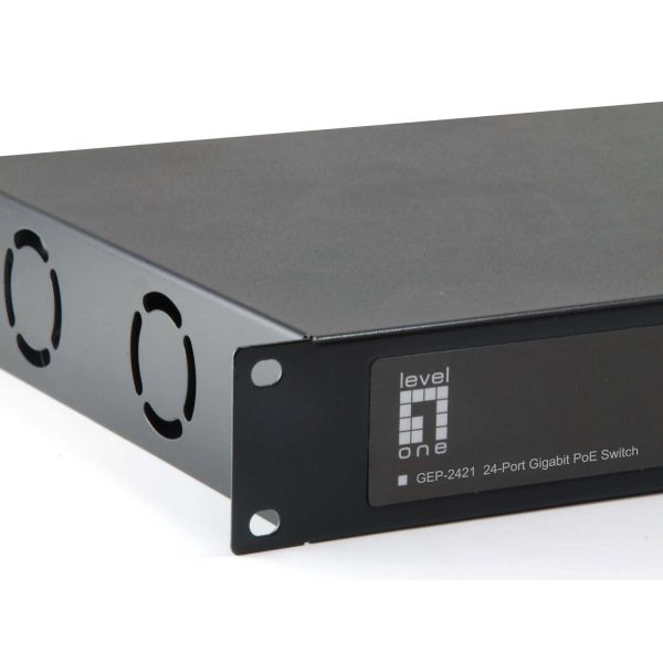 LevelOne GEP-2421W630 netwerk-switch Unmanaged Gigabit Ethernet (10/100/1000) Power over Ethernet (PoE) Zwart (GEP-2421W630) LevelOne GEP-2421W630 netwerk-switch Unmanaged Gigabit Ethernet (10/100/1000) Power over Ethernet (PoE) Zwart (GEP-2421W630)