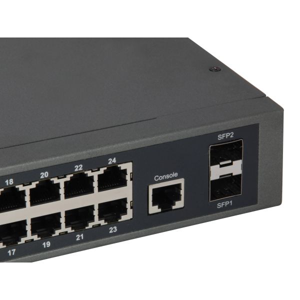 LevelOne GEP-2652 netwerk-switch Managed L2 Gigabit Ethernet (10/100/1000) Power over Ethernet (PoE) Grijs (GEP-2652)