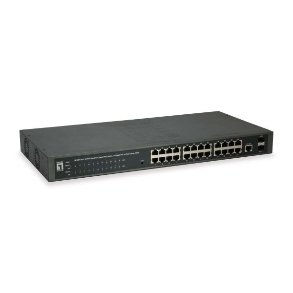 LevelOne GEP-2652 netwerk-switch Managed L2 Gigabit Ethernet (10/100/1000) Power over Ethernet (PoE) Grijs (GEP-2652)