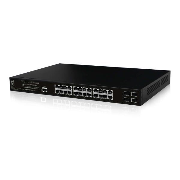 LevelOne GEP-2861 netwerk-switch Managed L2 Gigabit Ethernet (10/100/1000) Power over Ethernet (PoE) 1U Zwart (GEP-2861)