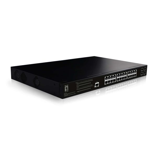 LevelOne GEP-2861 netwerk-switch Managed L2 Gigabit Ethernet (10/100/1000) Power over Ethernet (PoE) 1U Zwart (GEP-2861)