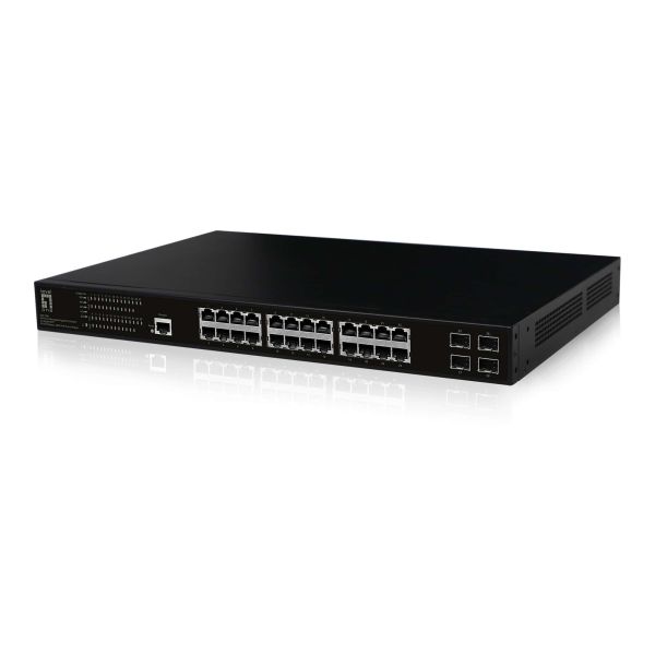 LevelOne GEP-2861 netwerk-switch Managed L2 Gigabit Ethernet (10/100/1000) Power over Ethernet (PoE) 1U Zwart (GEP-2861)
