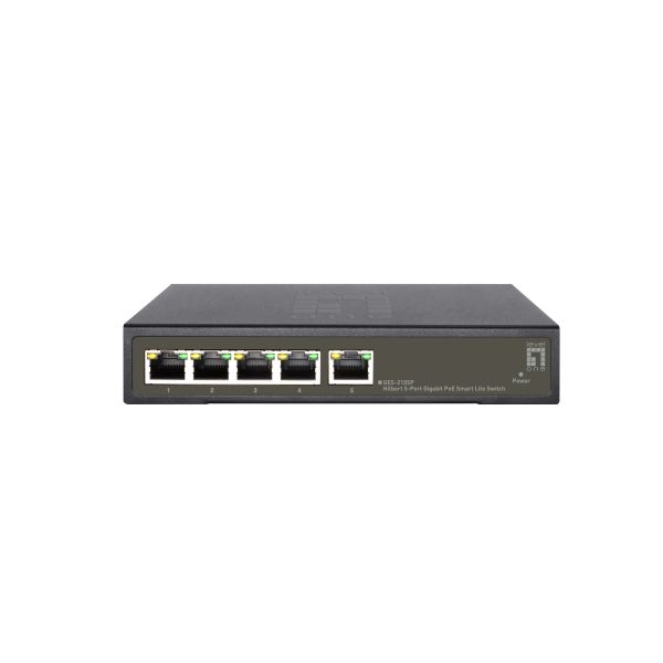 LevelOne GES-2105P netwerk-switch Managed L2 Gigabit Ethernet (10/100/1000) Power over Ethernet (PoE) Zwart (GES-2105P)