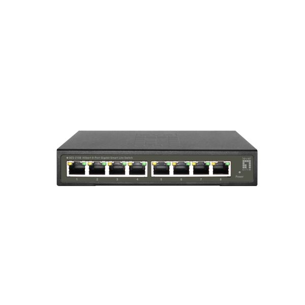 LevelOne GES-2108 netwerk-switch Managed L2 Gigabit Ethernet (10/100/1000) Zwart (GES-2108) LevelOne GES-2108 netwerk-switch Managed L2 Gigabit Ethernet (10/100/1000) Zwart (GES-2108)