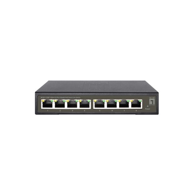 LevelOne GES-2108P netwerk-switch Managed L2 Gigabit Ethernet (10/100/1000) Power over Ethernet (PoE) Zwart (GES-2108P)
