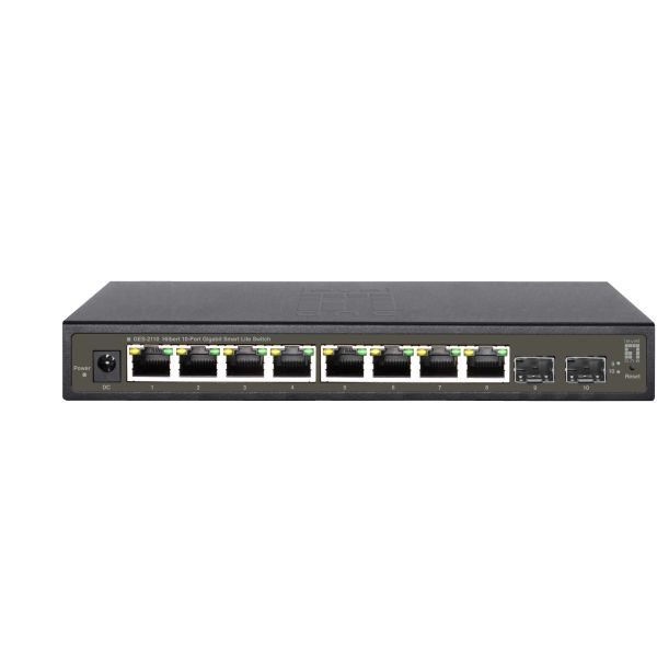 LevelOne GES-2110 netwerk-switch Managed L2 Gigabit Ethernet (10/100/1000) Zwart (GES-2110)