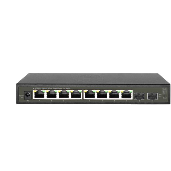 LevelOne GES-2110 netwerk-switch Managed L2 Gigabit Ethernet (10/100/1000) Zwart (GES-2110) LevelOne GES-2110 netwerk-switch Managed L2 Gigabit Ethernet (10/100/1000) Zwart (GES-2110)