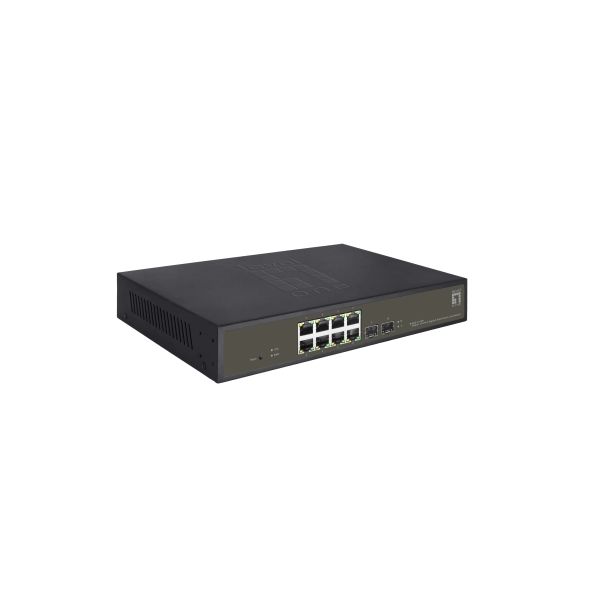 LevelOne GES-2110P netwerk-switch Managed L2 Gigabit Ethernet (10/100/1000) Power over Ethernet (PoE) Zwart (GES-2110P)