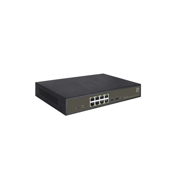 LevelOne GES-2110P netwerk-switch Managed L2 Gigabit Ethernet (10/100/1000) Power over Ethernet (PoE) Zwart (GES-2110P)