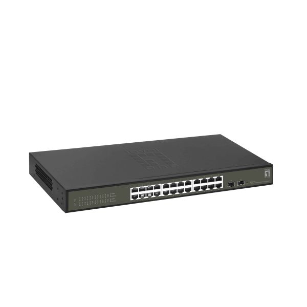 LevelOne GES-2126 netwerk-switch Managed L2 Gigabit Ethernet (10/100/1000) Zwart (GES-2126)