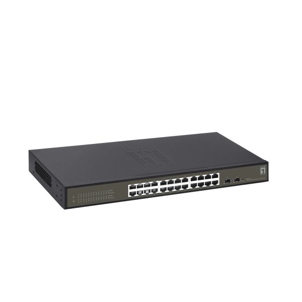 LevelOne GES-2126 netwerk-switch Managed L2 Gigabit Ethernet (10/100/1000) Zwart (GES-2126)