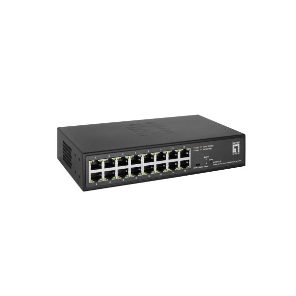 LevelOne GES-2216 netwerk-switch Managed L2 Gigabit Ethernet (10/100/1000) Zwart (GES-2216)