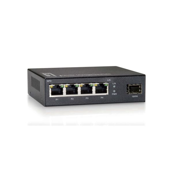LevelOne GEU-0521 netwerk-switch Unmanaged Gigabit Ethernet (10/100/1000) Grijs (GEU-0521)