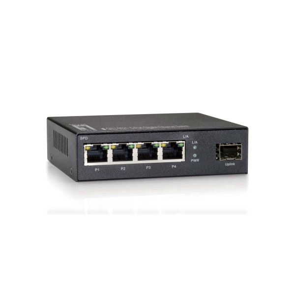 LevelOne GEU-0521 netwerk-switch Unmanaged Gigabit Ethernet (10/100/1000) Grijs (GEU-0521)