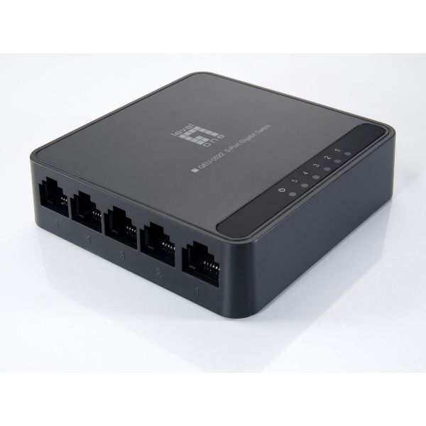 LevelOne GEU-0522 netwerk-switch Gigabit Ethernet (10/100/1000) Zwart (GEU-0522)