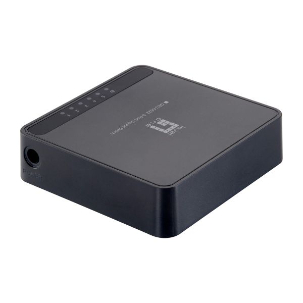 LevelOne GEU-0522 netwerk-switch Gigabit Ethernet (10/100/1000) Zwart (GEU-0522)