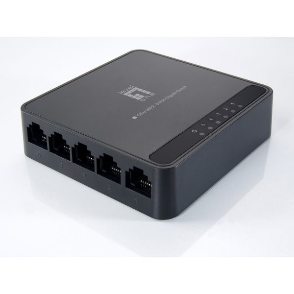 LevelOne GEU-0522 netwerk-switch Gigabit Ethernet (10/100/1000) Zwart (GEU-0522) LevelOne GEU-0522 netwerk-switch Gigabit Ethernet (10/100/1000) Zwart (GEU-0522)
