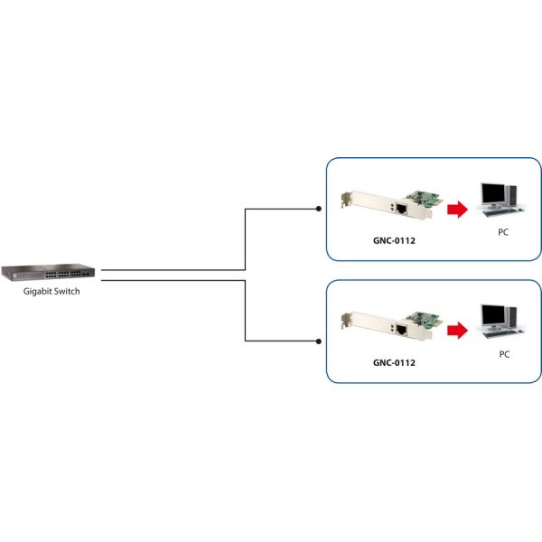 LevelOne GNC-0112 Intern Ethernet 2000 Mbit/s (GNC-0112)