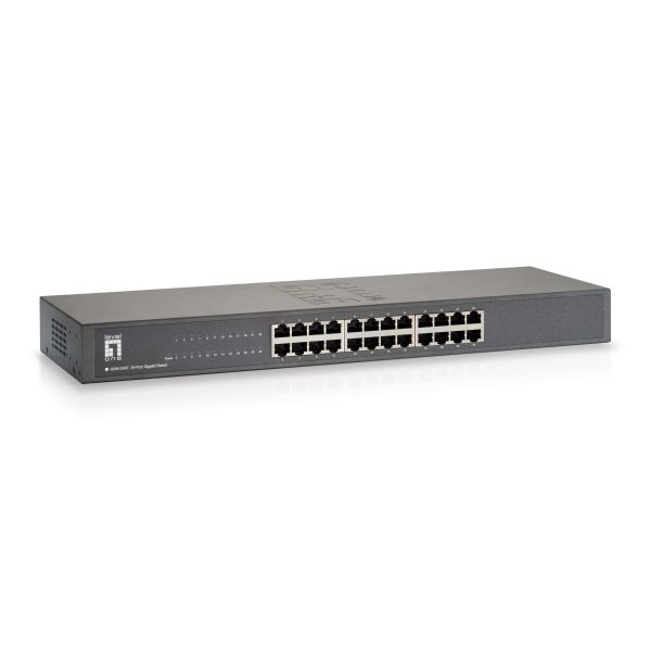 LevelOne GSW-2457 netwerk-switch Unmanaged Gigabit Ethernet (10/100/1000) Zwart (GSW-2457)