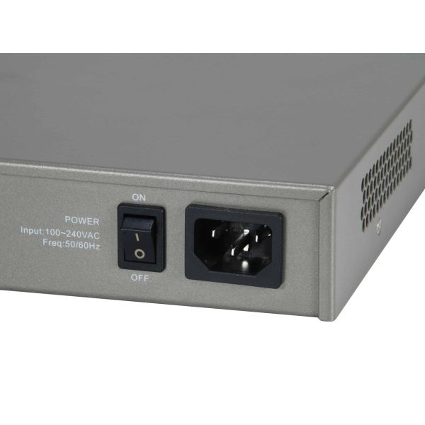 LevelOne GTL-2091 Managed L3 Gigabit Ethernet (10/100/1000) Grijs (GTL-2091)