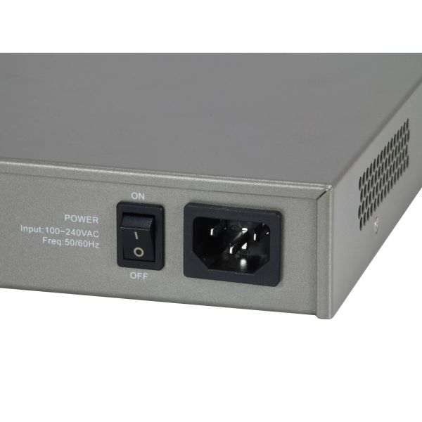 LevelOne GTL-2091 Managed L3 Gigabit Ethernet (10/100/1000) Grijs (GTL-2091)