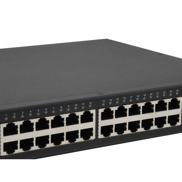 LevelOne GTL-2661 Managed L2 Gigabit Ethernet (10/100/1000) Zwart (GTL-2661)