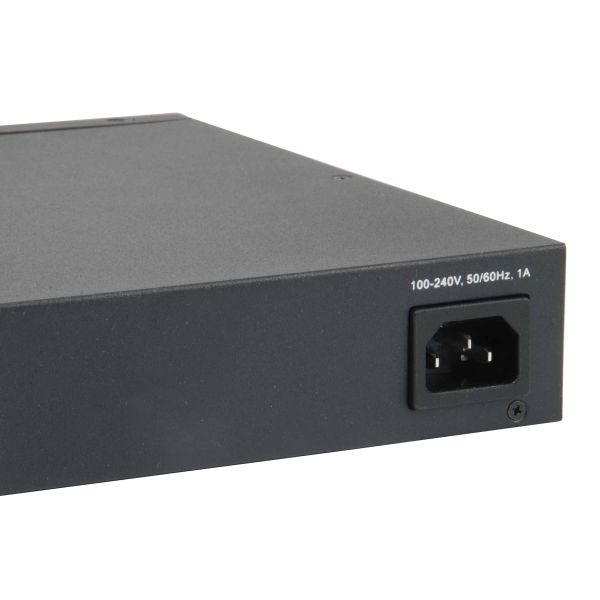 LevelOne GTL-2661 netwerk-switch Managed L2 Gigabit Ethernet (10/100/1000) Zwart (GTL-2661)