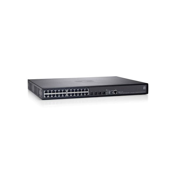 LevelOne GTL-2691 netwerk-switch Managed L3 Gigabit Ethernet (10/100/1000) Zwart (GTL-2691) LevelOne GTL-2691 netwerk-switch Managed L3 Gigabit Ethernet (10/100/1000) Zwart (GTL-2691)