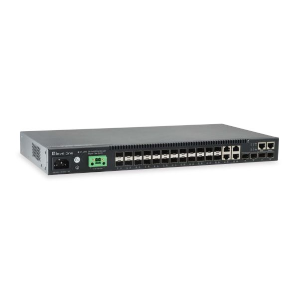 LevelOne GTL-2872 netwerk-switch Managed L3 Zwart (GTL-2872)