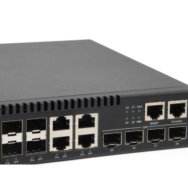 LevelOne GTL-2872 netwerk-switch Managed L3 Zwart (GTL-2872)