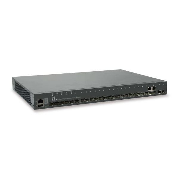LevelOne GTL-2882 Managed L3 Grijs (GTL-2882) LevelOne GTL-2882 Managed L3 Grijs (GTL-2882)